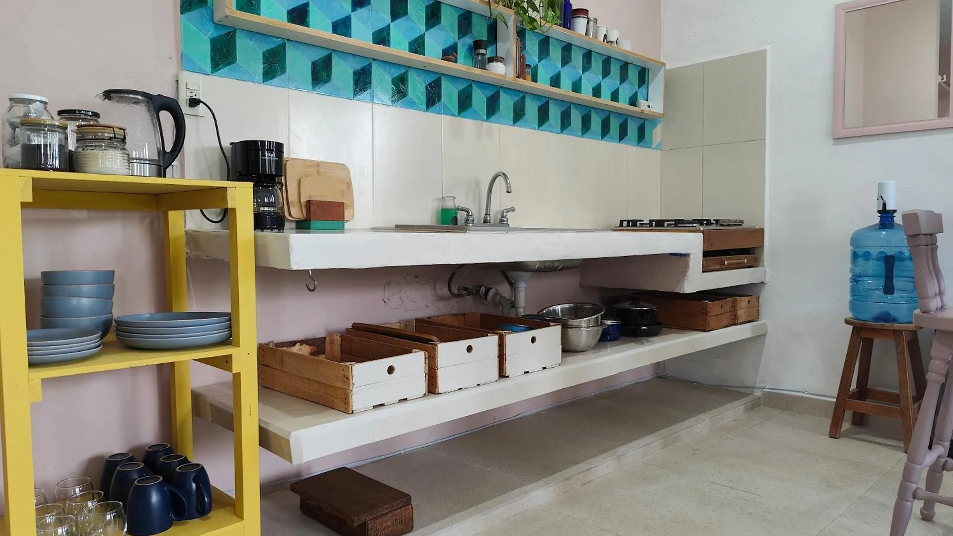 Casa Coloradita/Cozy Colorful Flat With Starlink Isla Holbox
