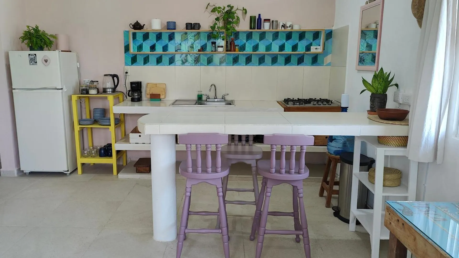 Apartment Casa Coloradita/Cozy Colorful Flat With Starlink Isla Holbox